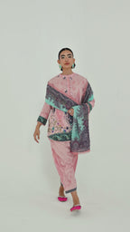 Unstitched Printed 3 Piece Lawn Suit