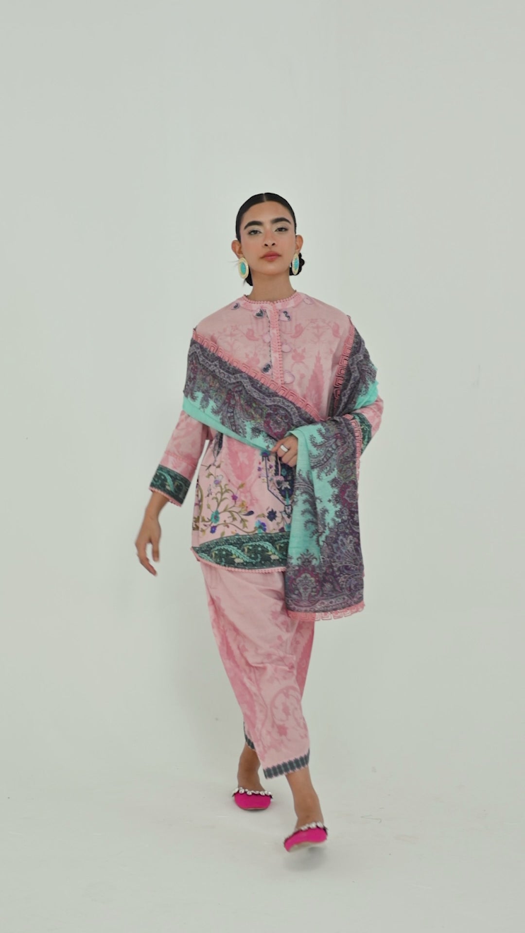 Unstitched Printed 3 Piece Lawn Suit
