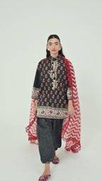 Unstitched Printed 3 Piece Lawn Suit