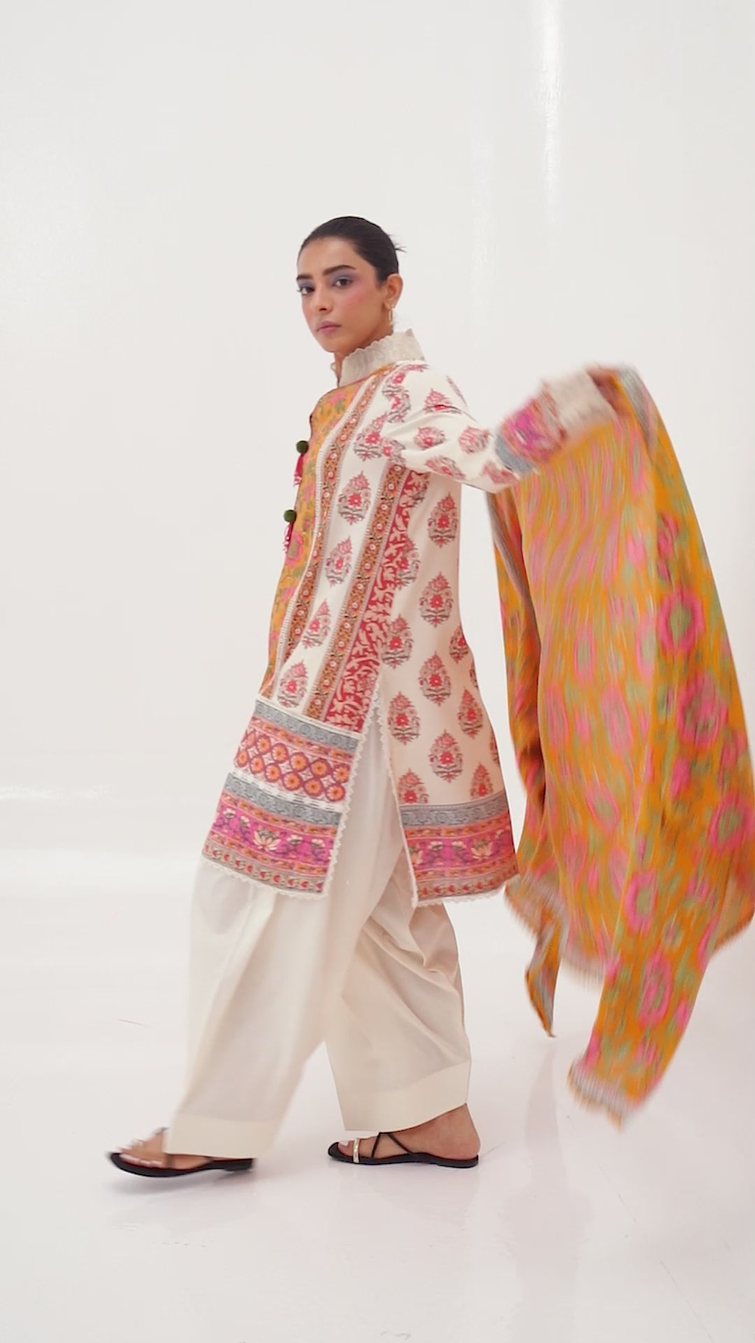 Unstitched Mahay Linen 2 Piece Suit