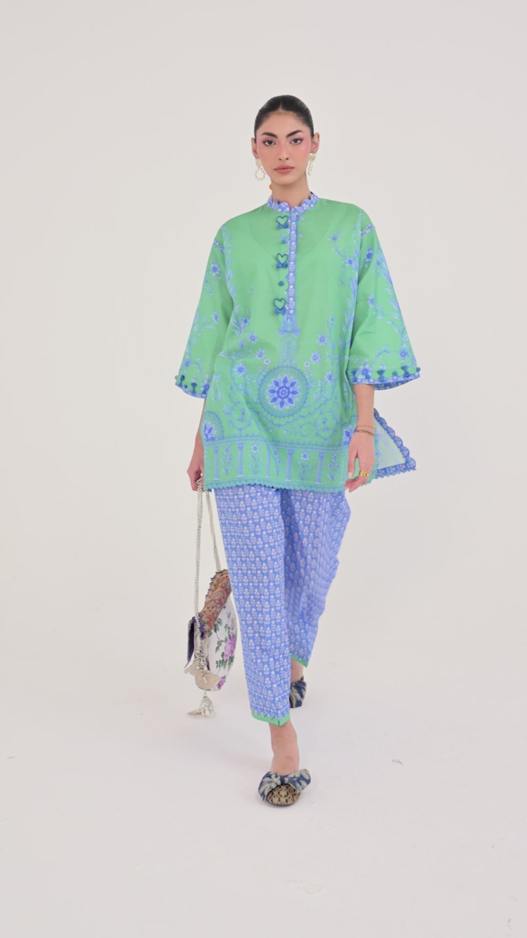 Unstitched Printed 2 Piece Lawn Suit
