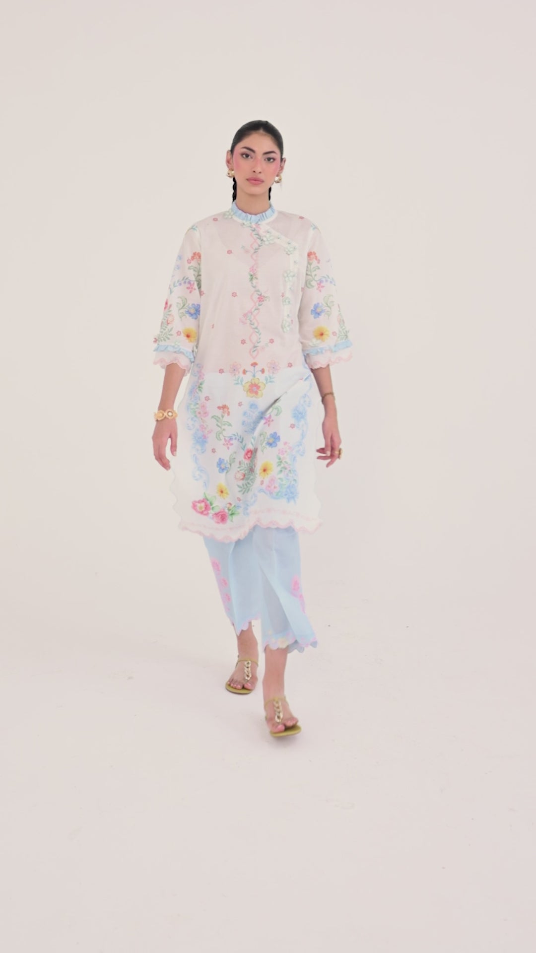 Unstitched Printed 2 Piece Lawn Suit