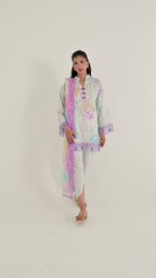 Unstitched Embroidered 3 Piece Lawn Suit