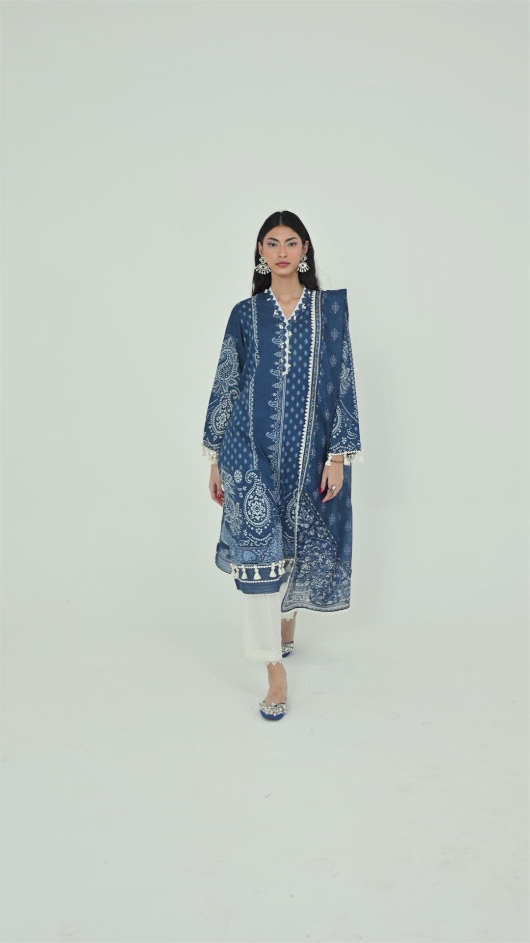 Unstitched Printed 2 Piece Lawn Suit
