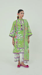 Unstitched Printed 3 Piece Lawn Suit