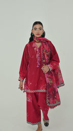 Unstitched Printed 3 Piece Lawn Suit