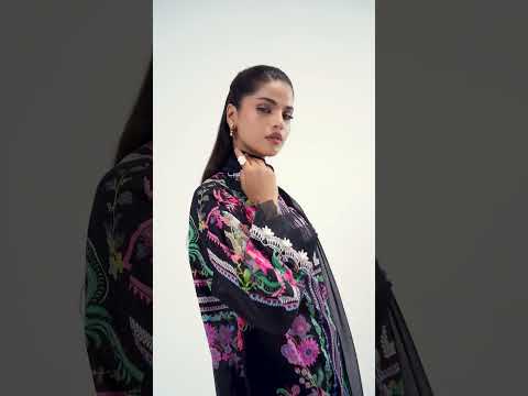 Unstitched Lawn 3 Piece Suit