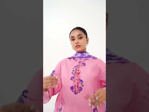 Unstitched Lawn 2 Piece Suit