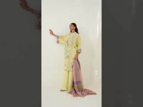 Unstitched 3 Piece Lawn Suit