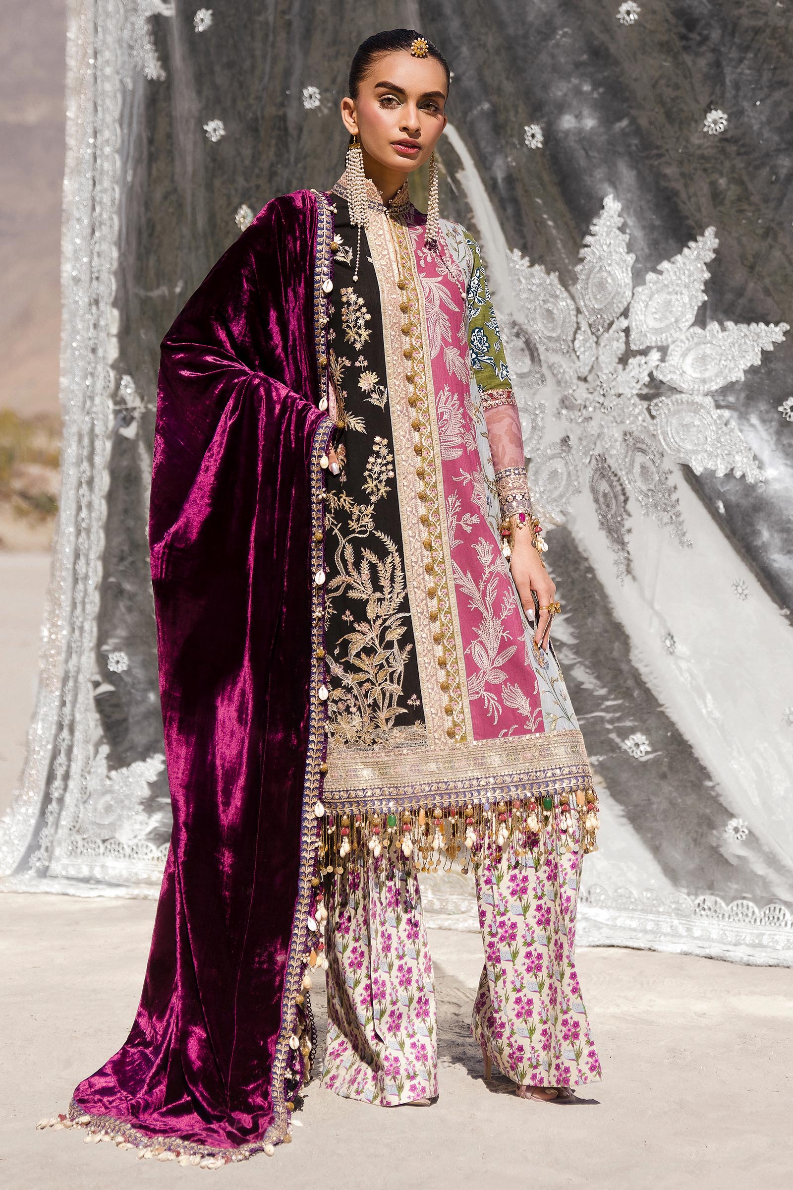 Unstitched Slub 3 Piece Suit Main image