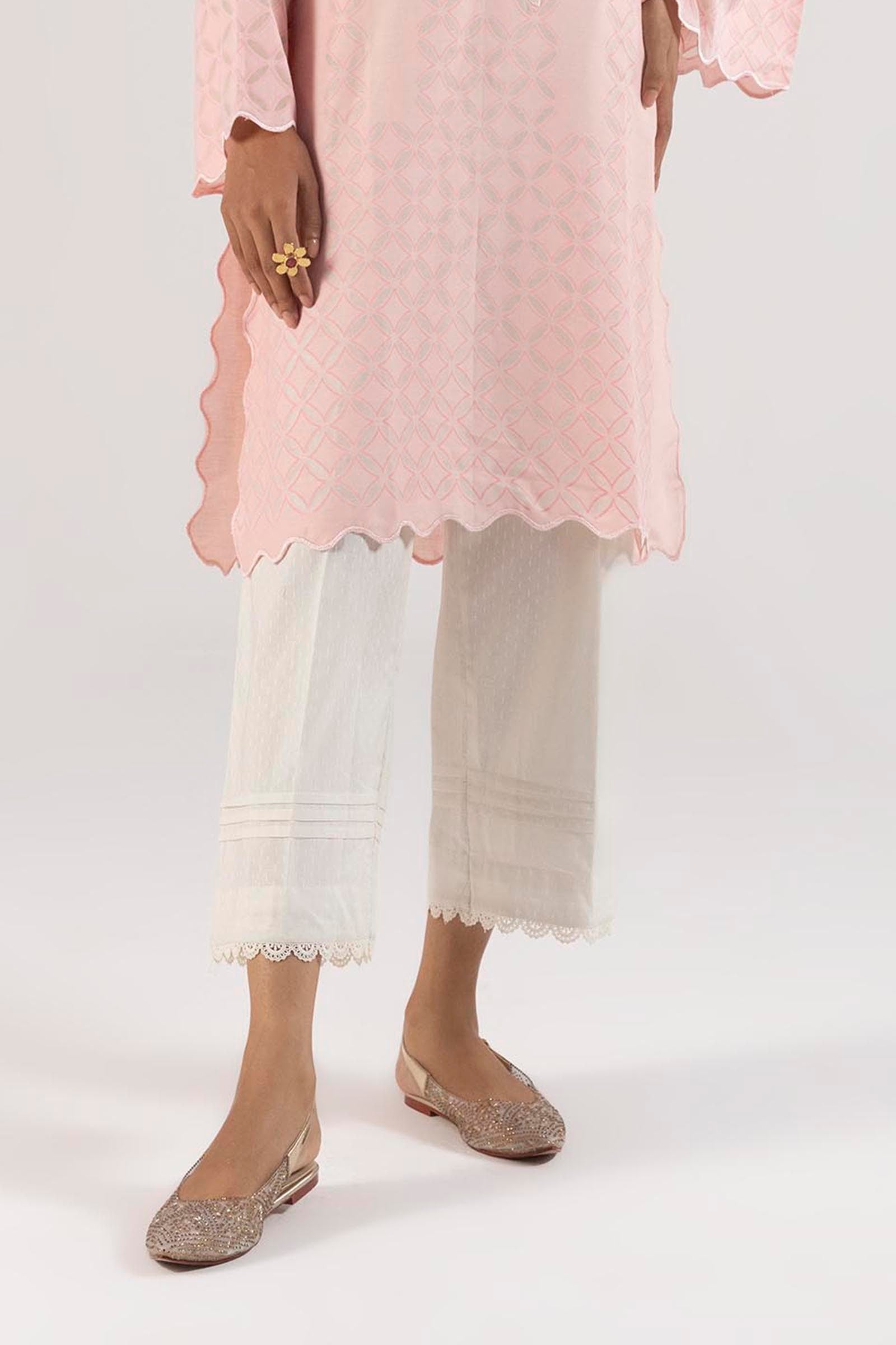 Stitched White Pant Main image