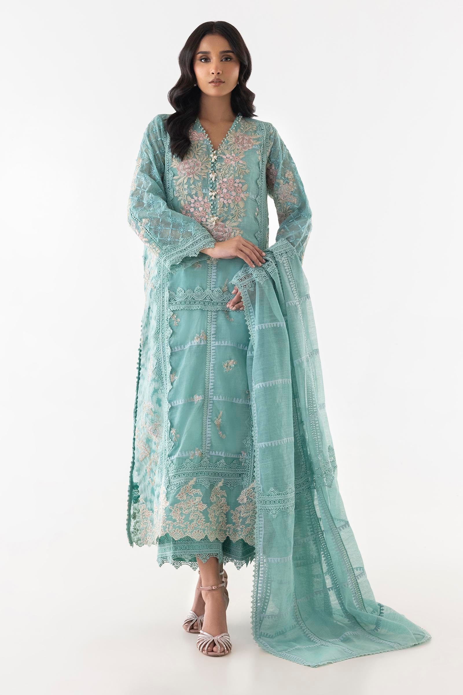 Stitched Exclusive Shirt + Bottom + Dupatta Main image