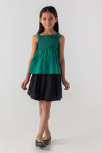 Stitched Kids Dyed Poplin Top