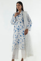 Stitched Lawn Embroidered Shirt