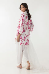 Stitched Lawn Embroidered Shirt