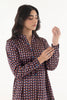 Stitched Satin Printed Shirt + Culotte