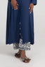 Stitched Printed Slub Lawn Trouser