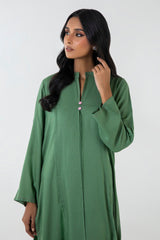 Stitched Green Linen Shirt + Culotte