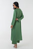 Stitched Green Linen Shirt + Culotte