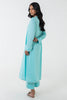 Stitched Turquoise Linen Shirt + Culotte