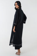 Stitched Black Printed Shirt + Shalwar
