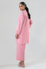 Stitched Pink Printed Shirt + Culotte