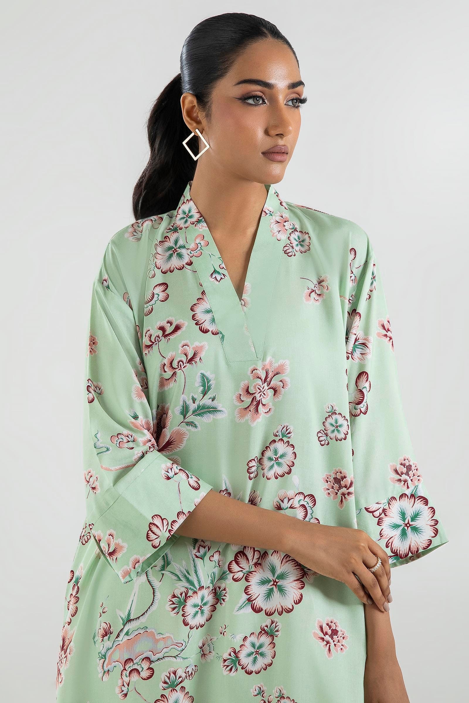 Stitched Multi Printed Shirt Secondary image