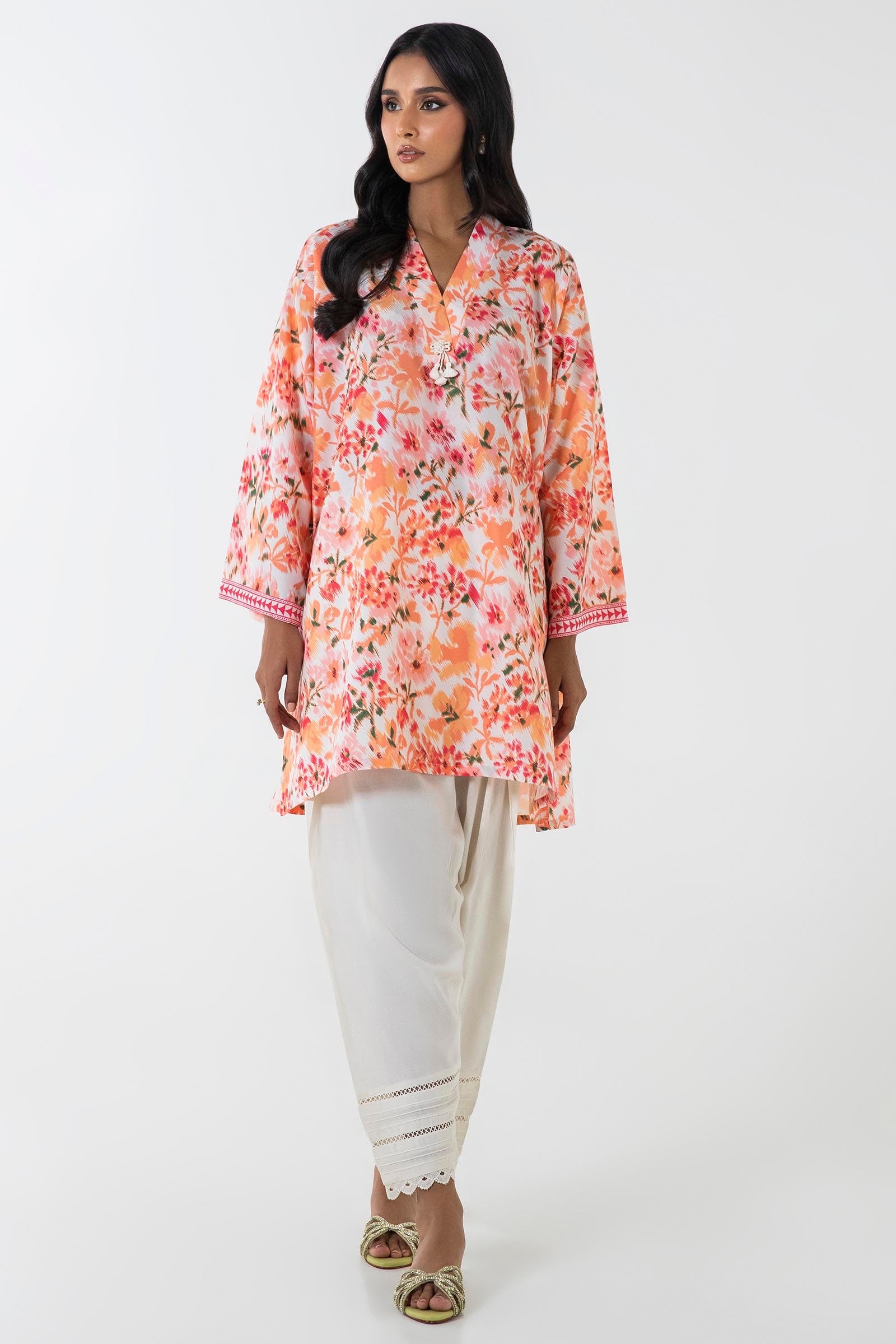 Stitched Multi Printed Shirt