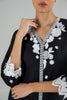 Stitched Black Embroidered Shirt