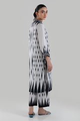 Stitched Basic Printed Shirt + Culotte