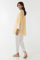 Stitched Yellow Embroidered Shirt