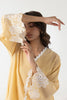 Stitched Yellow Embroidered Shirt