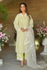 Stitched Light Yellow Embroidered Shirt