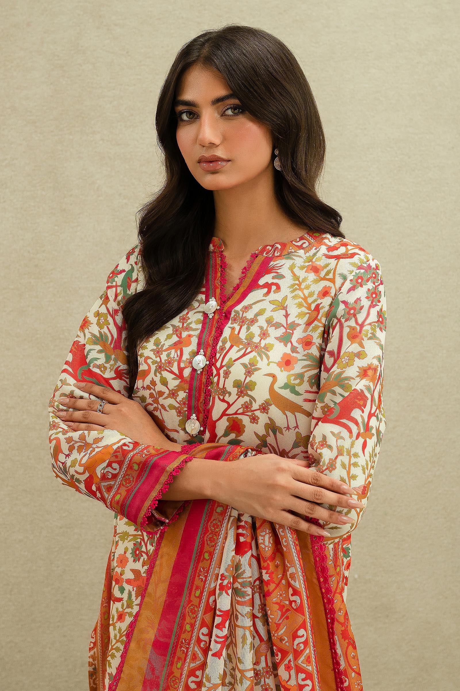 Stitched Multi Printed Shirt Main image