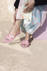 Pink Floral Flats