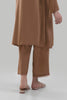 Stitched Brown Culotte