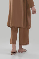 Stitched Brown Culotte