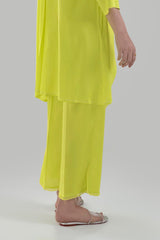 Stitched Neon Green Culotte