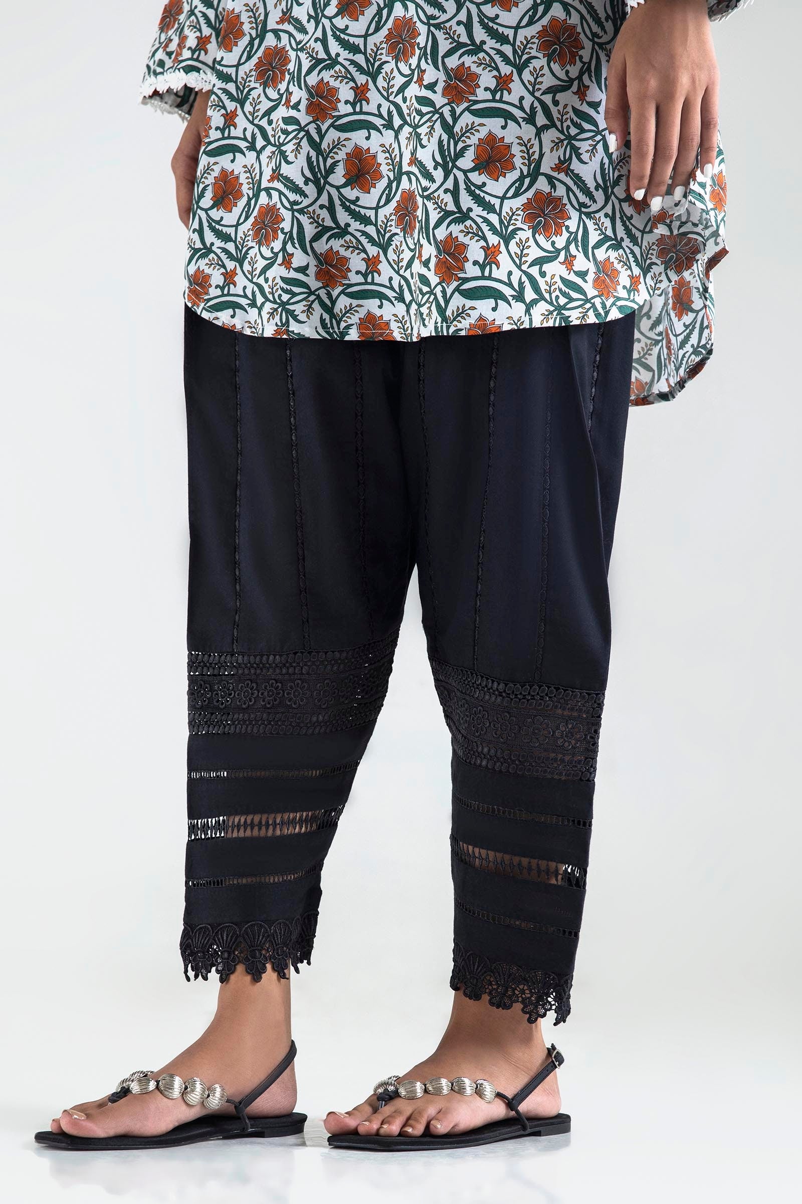 Stitched Black Shalwar Main image