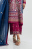 Stitched Magenta Embroidered Culotte