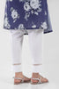 Stitched White Straight Pant