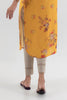 Stitched Beige Straight Pant