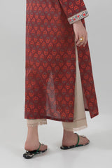 Stitched Beige Culotte