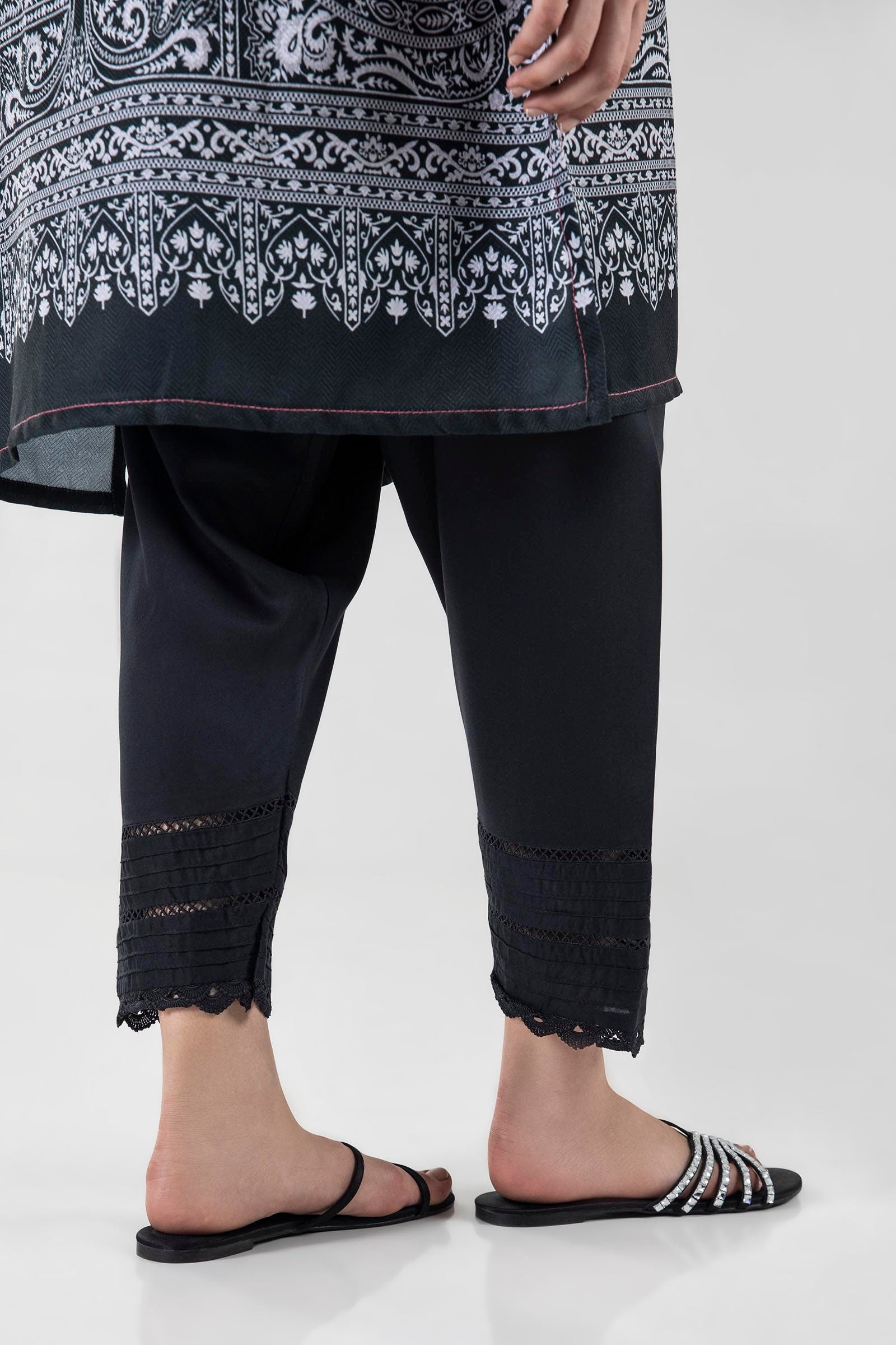 Stitched Black Shalwar Main image
