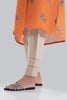 Stitched Beige Printed Shalwar