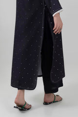 Stitched Black Culotte