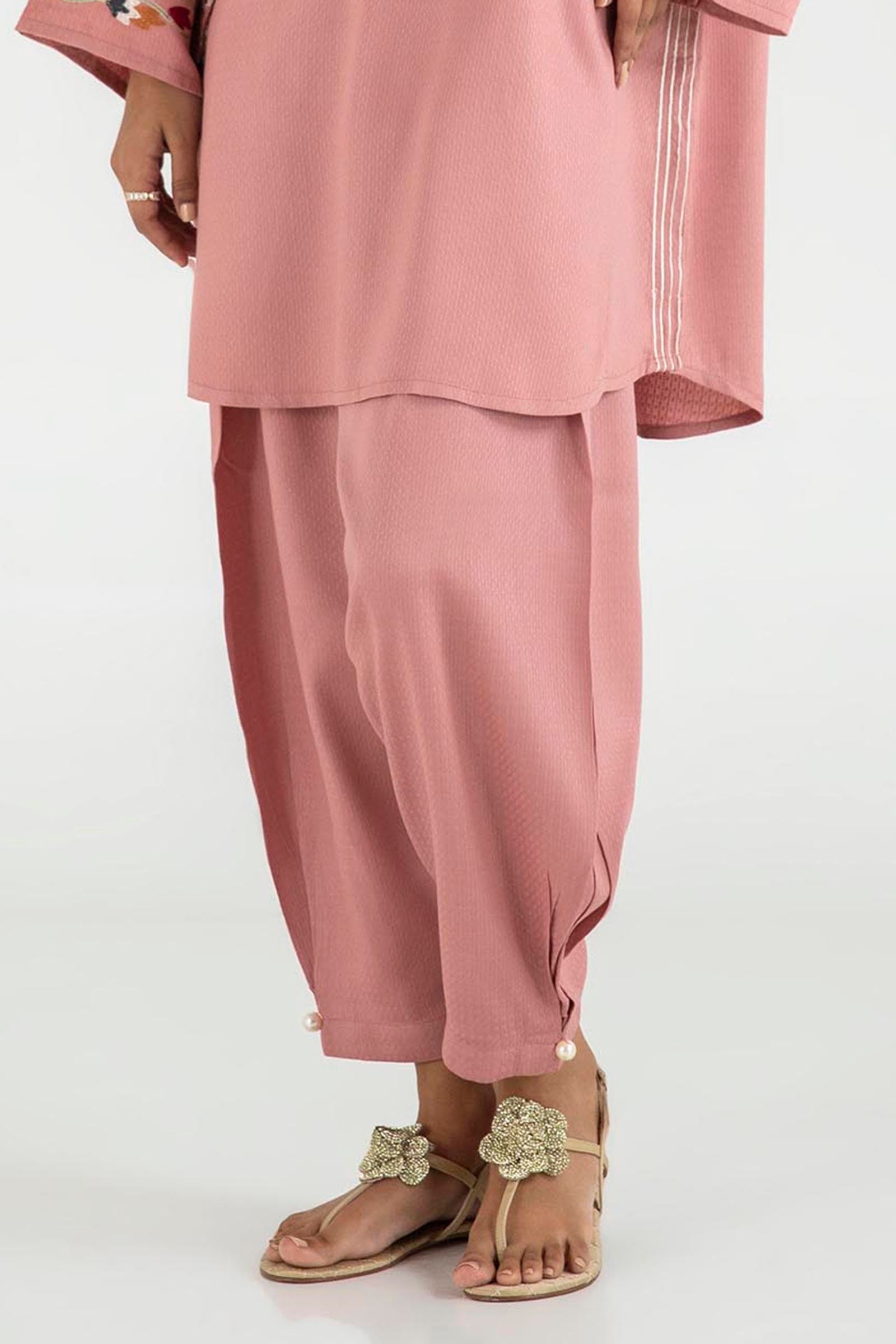 Stitched Tea Pink Shalwar Main image