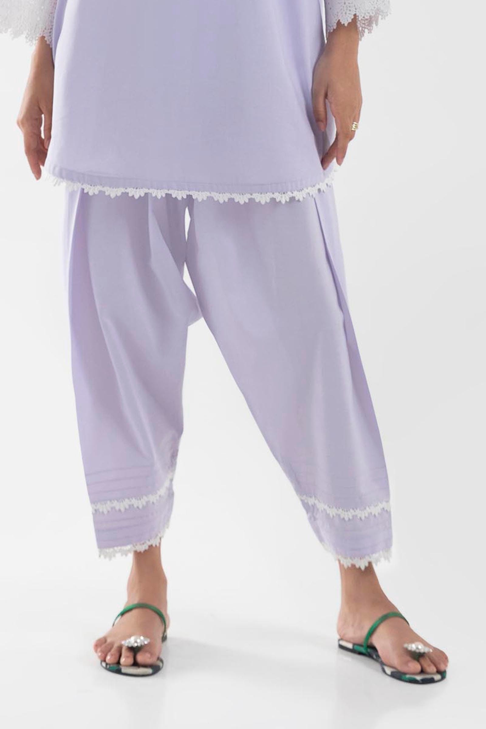 Stitched Light Purple Shalwar Main image