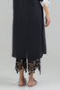 Stitched Black Culotte