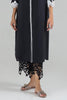 Stitched Black Culotte